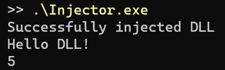 Hooked output